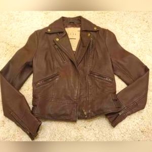 NEW Costa Blanca Faux Leather Jacket